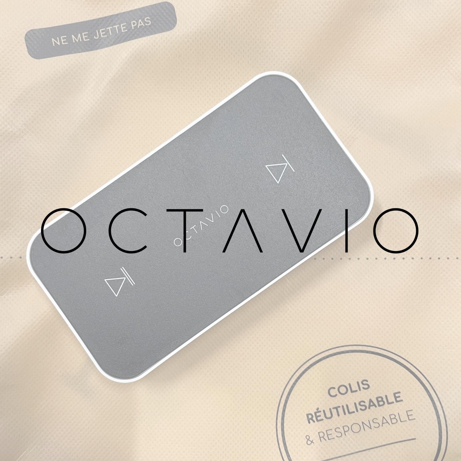 octavio audio emballage réutilisable